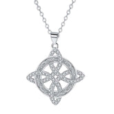 Women's Sparkling Starburst Pendant Necklace