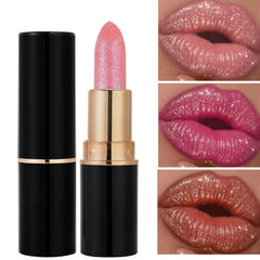 Waterproof & Moisturizing Glitter Lipstick