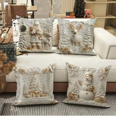 Elegant Christmas Decorative Pillow Covers