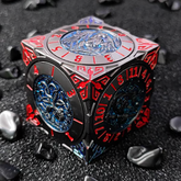 2025 New DND Fidget Spinner DICE: 7-in-1 Metal DND Dice Cube – 6-Sided Rotating Polyhedral Dice, Tabletop RPG Accessory for DMs and Player