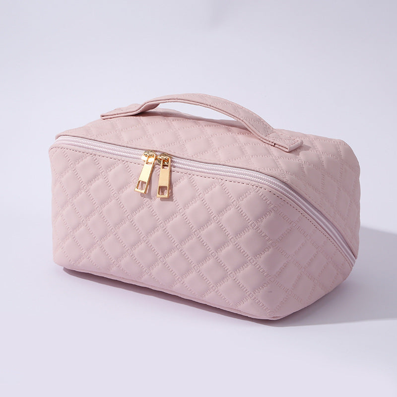 Large Capacity Portable Makeup Bag with Handle