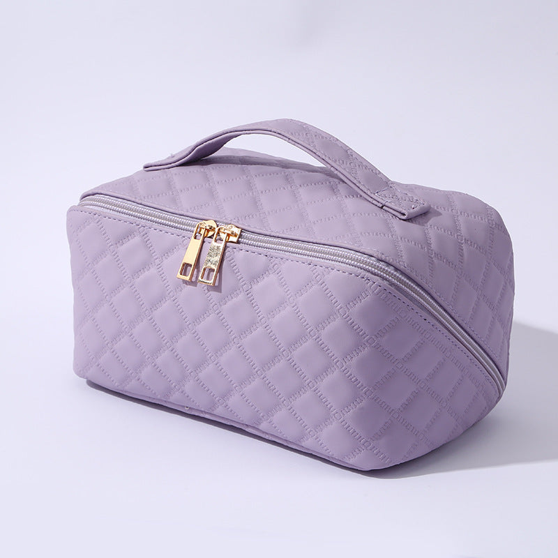 Large Capacity Portable Makeup Bag with Handle