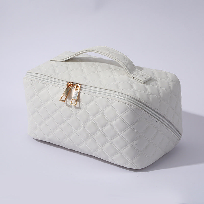 Large Capacity Portable Makeup Bag with Handle