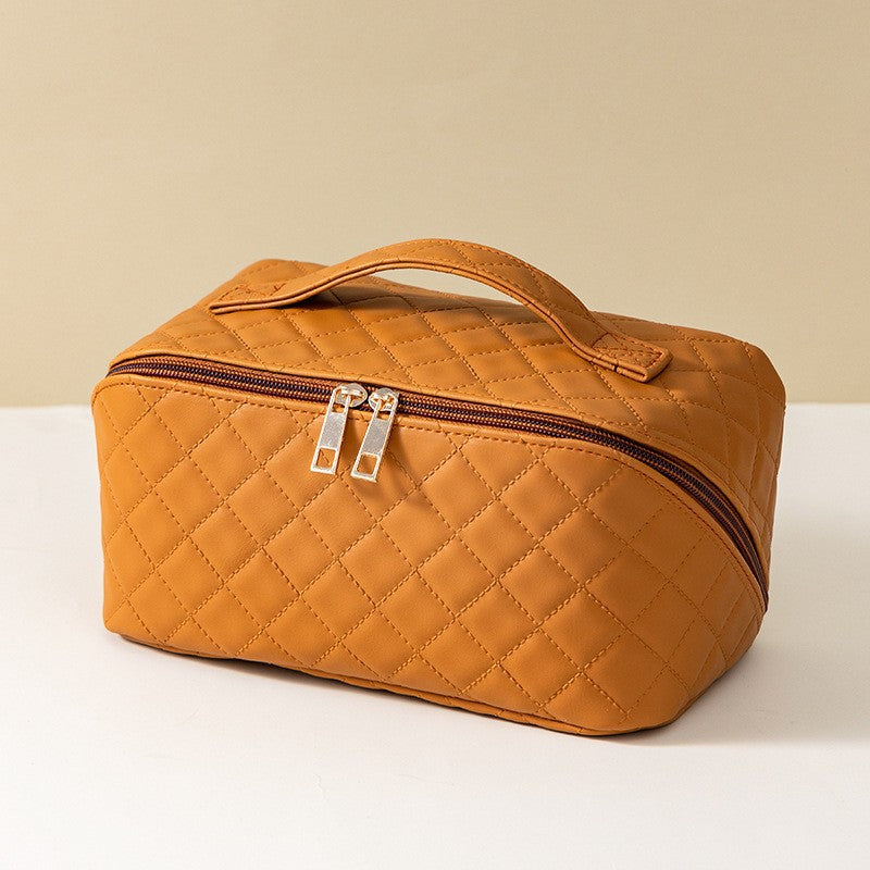 Large Capacity Portable Makeup Bag with Handle