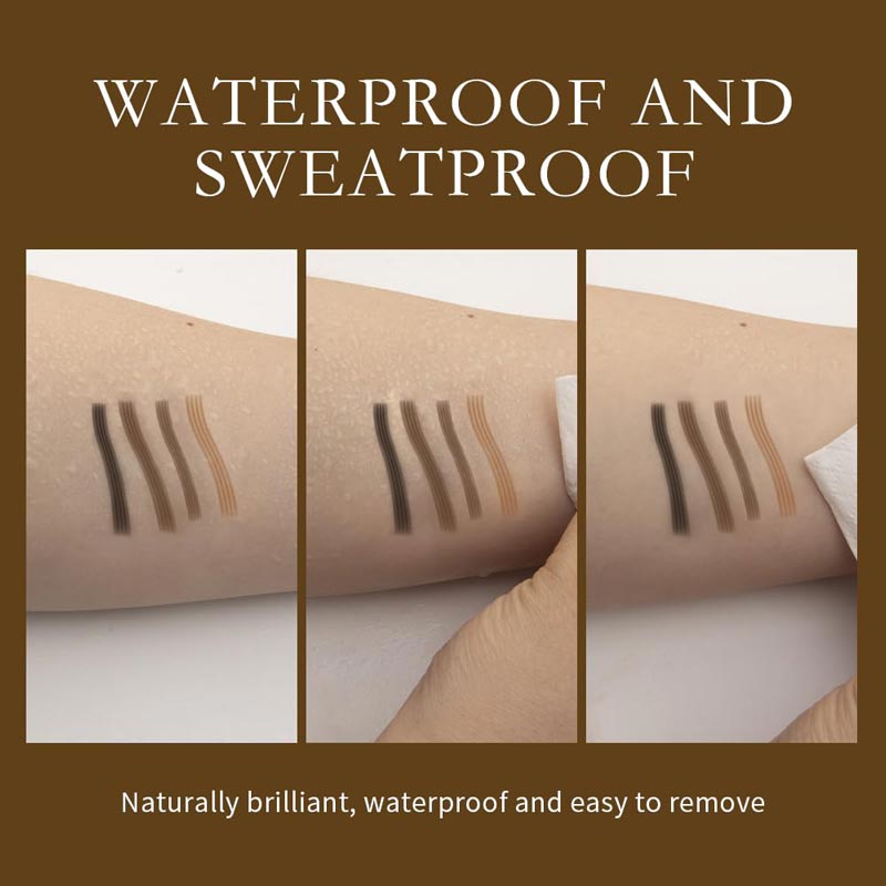 2-in-1 Waterproof Magic 4-fork Eyebrow Pen & Eyeliner-4