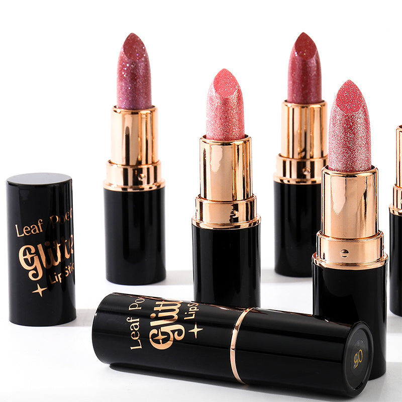 Waterproof & Moisturizing Glitter Lipstick