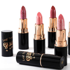 Waterproof & Moisturizing Glitter Lipstick