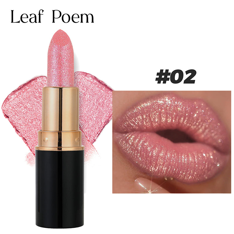 Waterproof & Moisturizing Glitter Lipstick