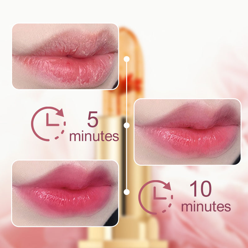 Crystal Flower Temperature Color Change Jelly Lipstick