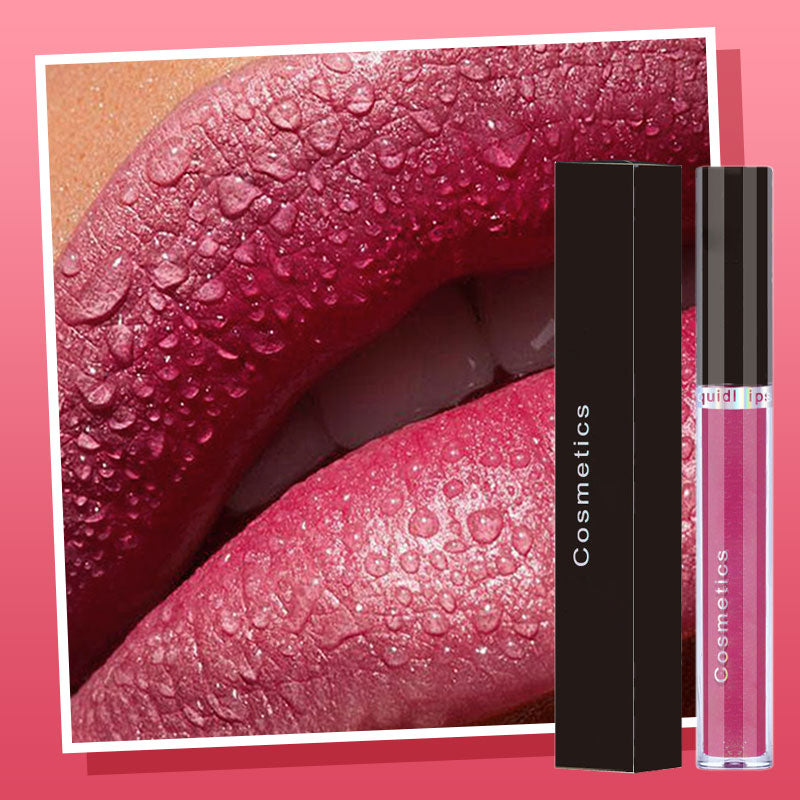 Glitter Skull Waterproof Long-Lasting Liquid Lipstick