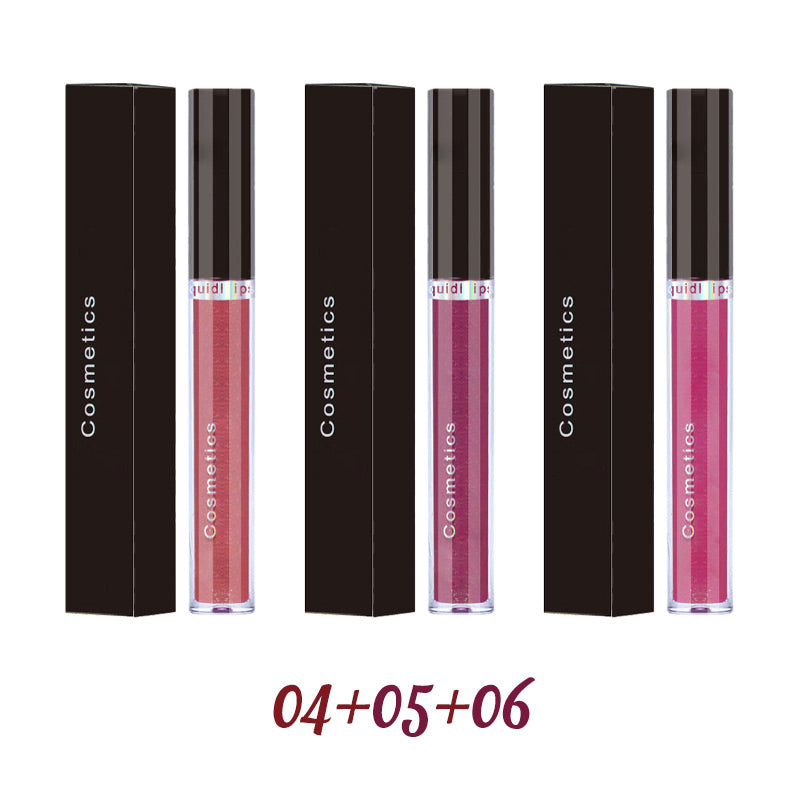 Glitter Skull Waterproof Long-Lasting Liquid Lipstick