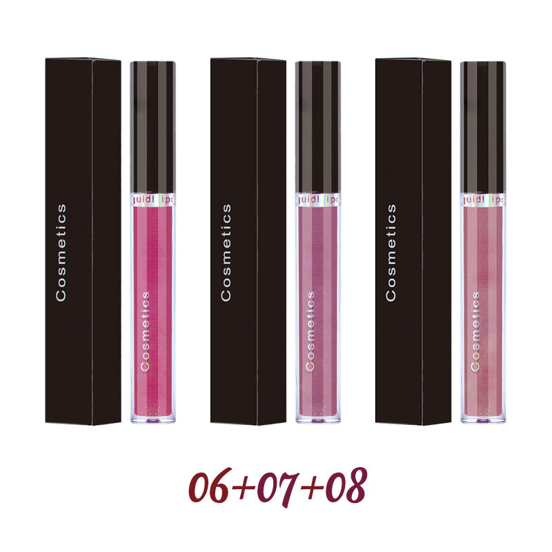 Glitter Skull Waterproof Long-Lasting Liquid Lipstick