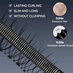 Waterproof Volume & Curl Metal Rod Mascara