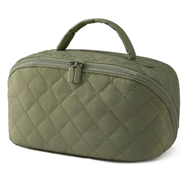 Large Capacity Portable Makeup Bag with Handle